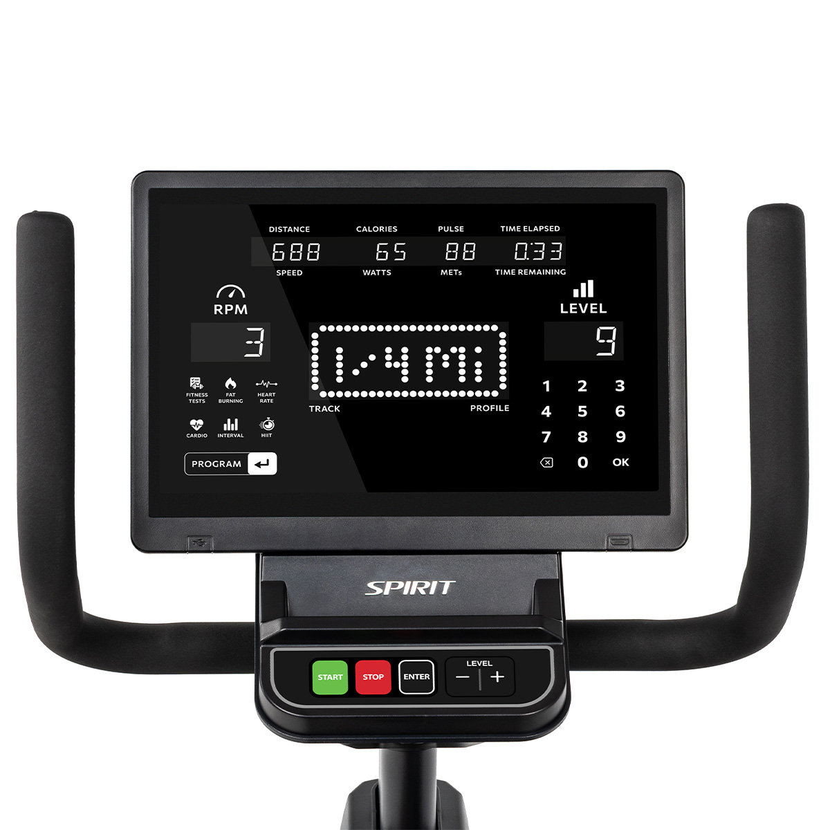 Rower poziomy komercyjny Spirit CR980 — ujecie 8